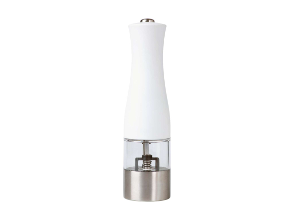 Maxwell & Williams Cosmopolitan Electric Salt/Pepper Mill 21cm White Gift Boxed