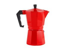 Maxwell & Williams Blend Traditional Stovetop Espresso Maker 6cup Red Gift Boxed