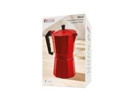 Maxwell & Williams Blend Traditional Stovetop Espresso Maker 9cup Red Gift Boxed