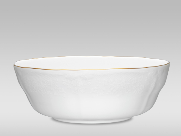 Noritake Princess Bouqet Gold Salad Bowl 21.1cm