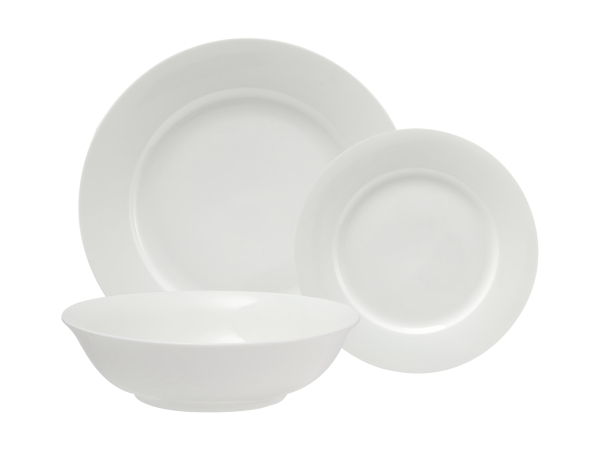 Maxwell Williams White Basics Euro Rim Dinner Set 18pc GB